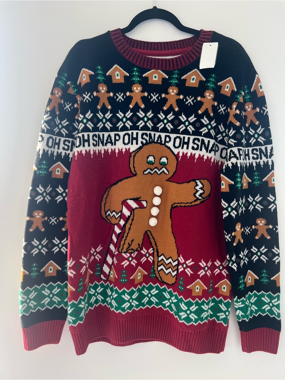 Christmas’s Sweater Gingerbread Man XL